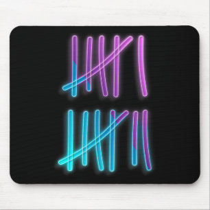 Tapis De Souris Tally Marks 67 Mème Coloré Compter 6 7 Brainrot