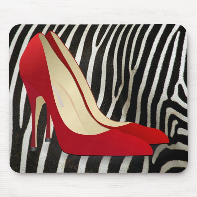 Tapis De Souris talons hauts rouge (Devant)