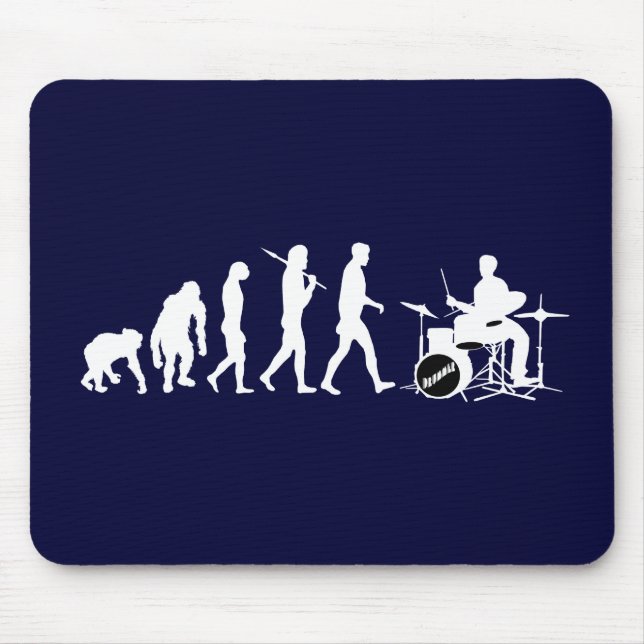 Tapis De Souris Tambours de Dubstep de batteur et de jazz de (Devant)