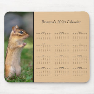 Tapis De Souris Tamia - Calendrier personnalisable pour l'année 20