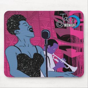 Tapis De Souris Tampon de souris Jazz Midnight