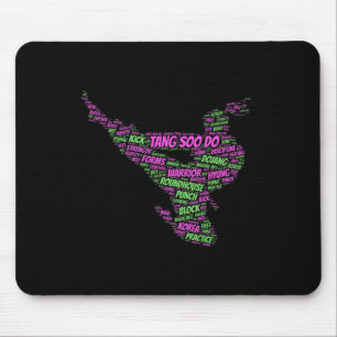 Tapis De Souris Tang Soo Do Girls Karate Martial Arts Training Wor