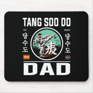 Tapis De Souris Tang Soo Do Karate Papa Pour Les Arts Martiaux Et