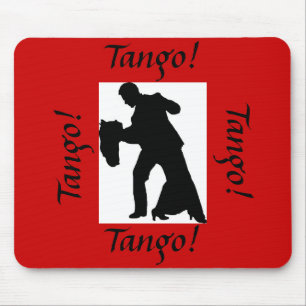 Tapis De Souris Tango ! Ballroom Dance Couple Mousepad - Rouge