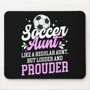 Tapis De Souris Tante de foot d'un joueur de football Tatie Défini