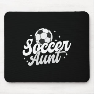 Tapis De Souris Tante de football Tante fière d'un joueur de footb