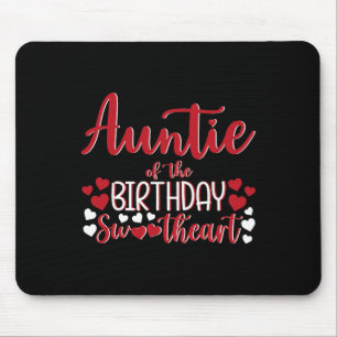 Tapis De Souris Tante de la fille fêtée d'anniversaire Fille d'ann