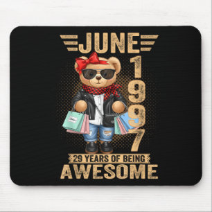 Tapis De Souris tante de la fraise d'anniversaire 2 ans des deux d