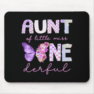 Tapis De Souris Tante de la petite demoiselle papillon onederful 1
