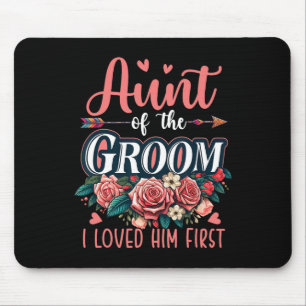 Tapis De Souris Tante Du Groom Fier L'Aimait Premier Costume Nous