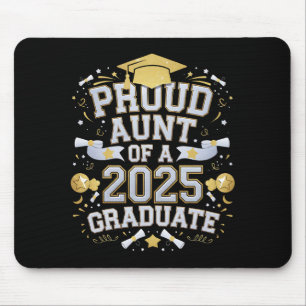 Tapis De Souris Tante fière d'un diplômé de 2025 Famille de fin d'