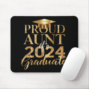 Tapis De Souris Tante fière d'une promotion de diplômés de 2024