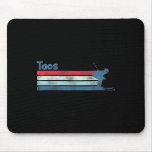 Tapis De Souris Taos Nouveau-Mexique Retro Ski