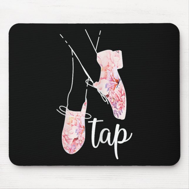 Tapis De Souris Tap Dance Lover Tap Danseuse Professeur de danse (Devant)