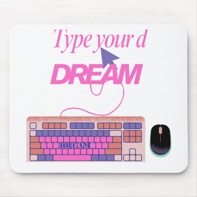 Tapis De Souris Taper mon avenir (Devant)