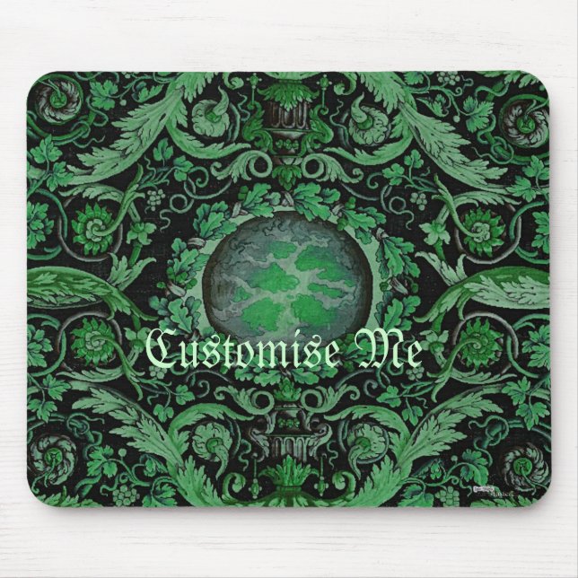 Tapis De Souris Tapis de savonnerie 1 (vert) (Devant)
