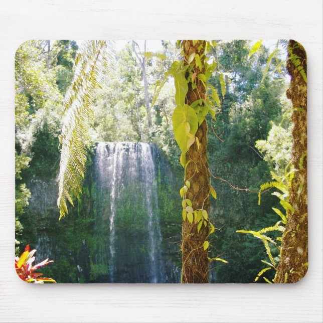 Tapis De Souris tapis tropical de souris de cascade (Devant)