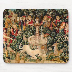 Tapis De Souris Tapisseries de licorne médiévale Impression : Met