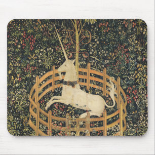 Tapis De Souris Tapisseries Unicorne Captivité Tapisserie médiéval