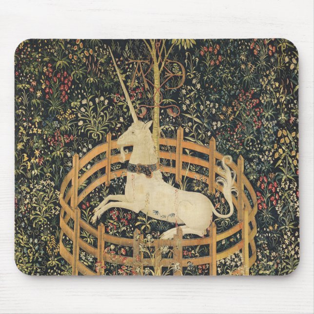 Tapis De Souris Tapisseries Unicorne Tapisserie classique (Devant)