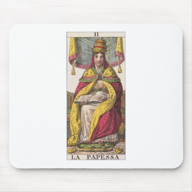 Tapis De Souris Tarot Vintage haute prêtesse (Devant)