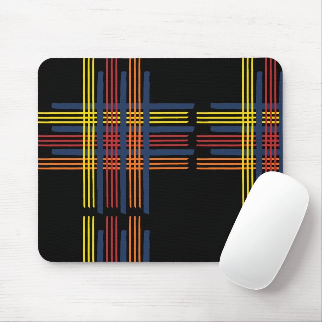 Tapis De Souris Tartan (Avec souris)