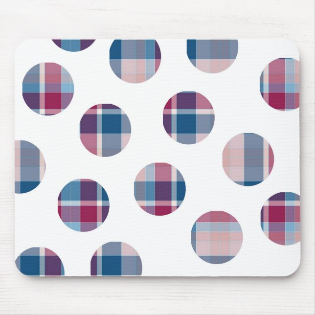 Tapis De Souris Tartan à pois (Devant)