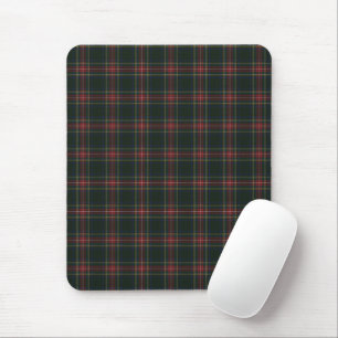 Tapis De Souris Tartan Écossais Original Moderne Stewart Noir