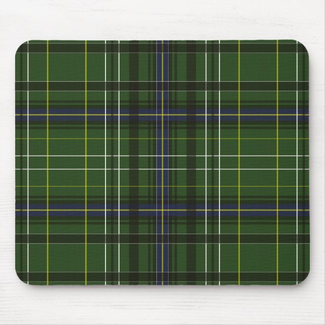 Tapis De Souris Tartan en vert (Devant)