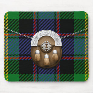 Tapis De Souris Tartan et escarcelle de Watson de clan