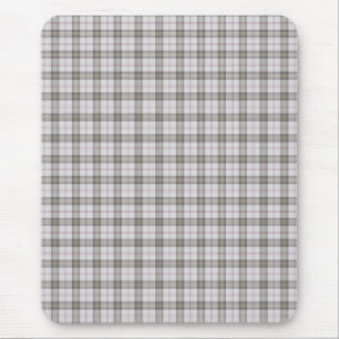 Tapis De Souris Tartan gris mode