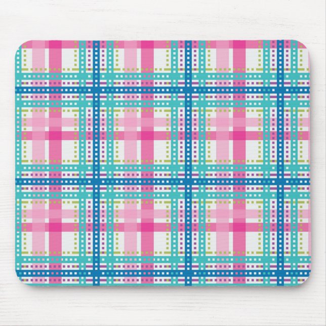 Tapis De Souris Tartan, motif plaid (Devant)