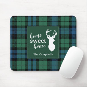 Tapis De Souris Tartan Noël Clan Campbell Plaid Personnalisé