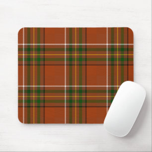 Tapis De Souris Tartan Plaid Brun Terreux 