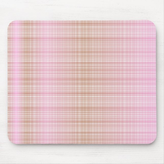 Tapis De Souris Tartan rose&Brown (Devant)