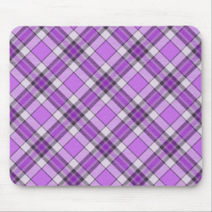 Tapis De Souris Tartan Violet Et Lilac