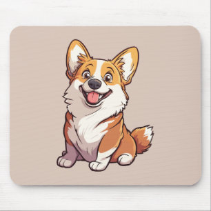 Tapis De Souris Tasse de chien Corgi gallois