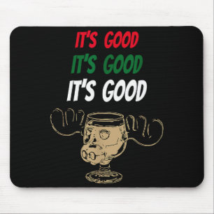 Tapis De Souris Tasse de Noël drôle de lait de poule C'est une bon