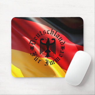 Tapis De Souris Tasse Drapeau Allemagne/ aigle noir/ Allemagne pou