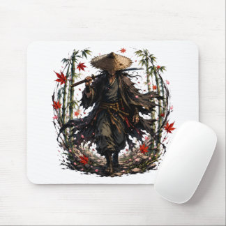 Tapis De Souris Tasse Mystique Ronin Errant | Guerrier Samouraï en
