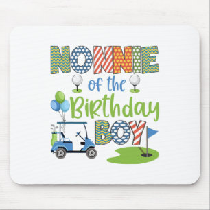Tapis De Souris Tatie du garçon d'anniversaire amateur de golf fam