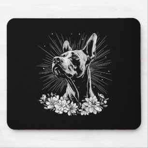 Tapis De Souris Tatouage de style rétro Amoureux des chiens super
