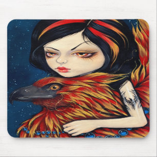 Tapis De Souris Tatouage" Mousepad "de Phoenix