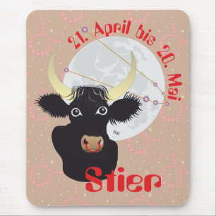 Tapis De Souris Taureaux du 21 avril au 20 mai