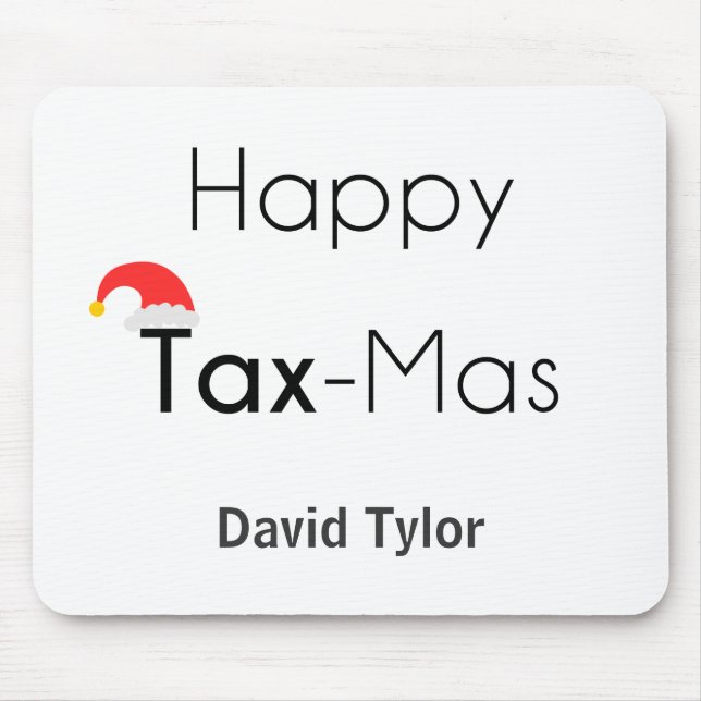 Tapis De Souris TaxMas joyeux (Devant)