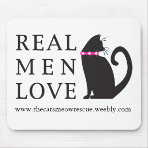 Tapis De Souris TCMR "vrais chats" Mousepad d'amour d'hommes