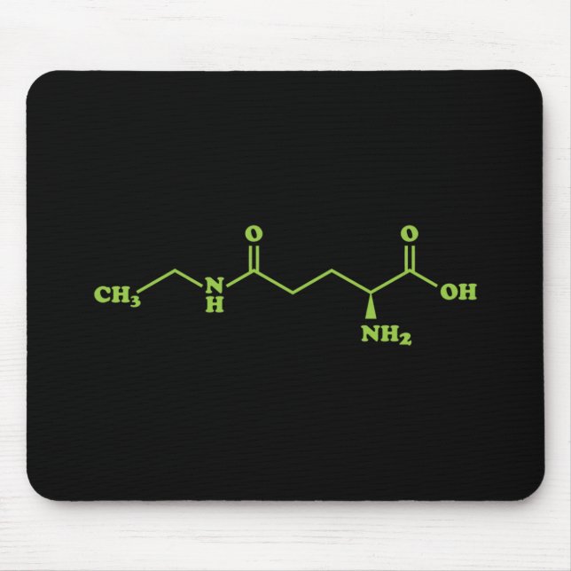 Tapis De Souris Tea Theanine Molecular Chemical Formula (Devant)