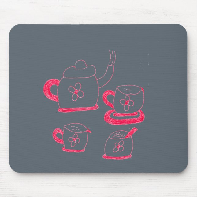 Tapis De Souris Tea Time Mousepad (Devant)