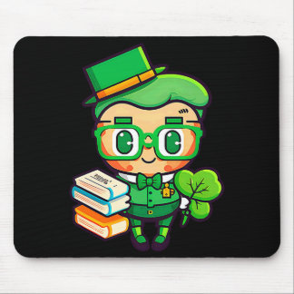 Tapis De Souris Teacher Leprechaun St Patricks Day Teacher T Shirt