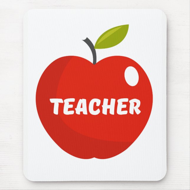 Tapis De Souris Teachers Apple (Devant)